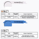 JUEGO DE HOJAS PARA SIERRA RECIPROCA (6DPP, 10DPP y 18DPP) SET DE 10PZS - HARDEN