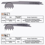JUEGO DE HOJAS PARA SIERRA RECIPROCA (6DPP, 10DPP y 18DPP) SET DE 10PZS - HARDEN