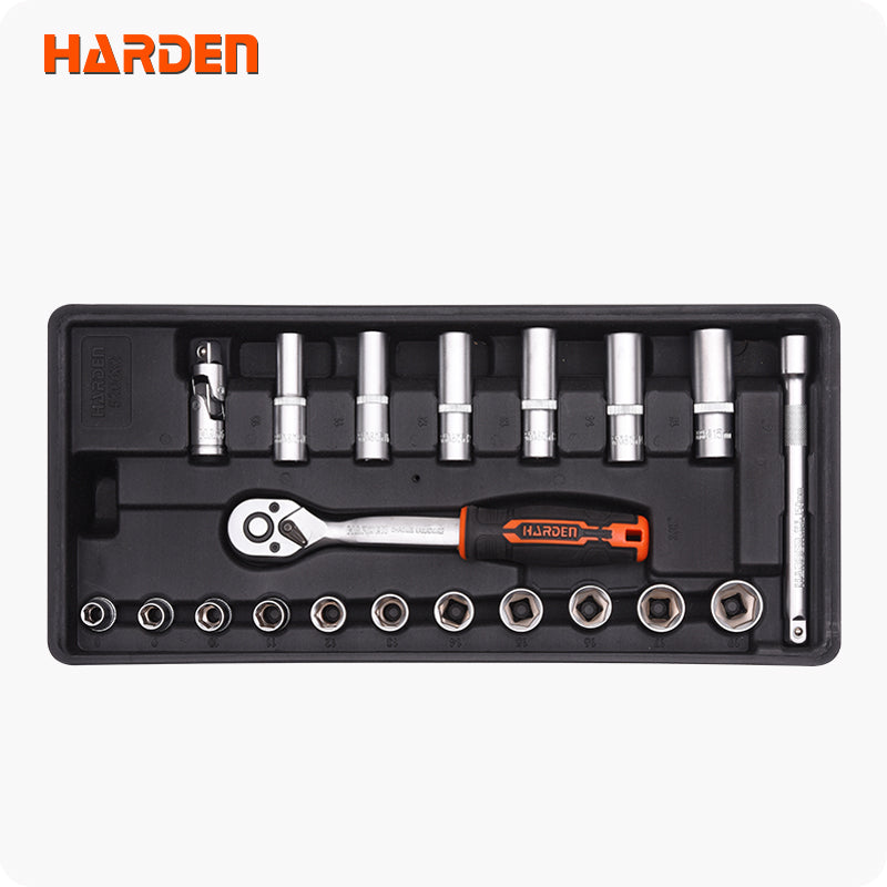 BANDEJA PARA GABINETE DE SOCKET (DADOS) 3/8" 20PZS - HARDEN