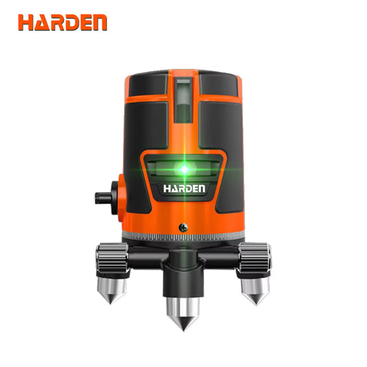 NIVEL LASER VERDE 5 LINEAS - HARDEN