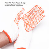 GUANTE DE TRABAJO DE PUNTOS DE PVC 10" (PAR) - HARDEN