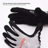 GUANTE ANTICORTE DE HPPE SIN COSTURA CON PALMA DE NITRILO 10" (PAR) - HARDEN