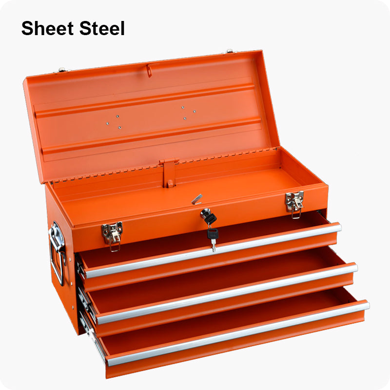 CAJA DE HERRAMIENTAS METALICA DE TRES (3) BANDEJAS 532 x 221 x 286 - HARDEN