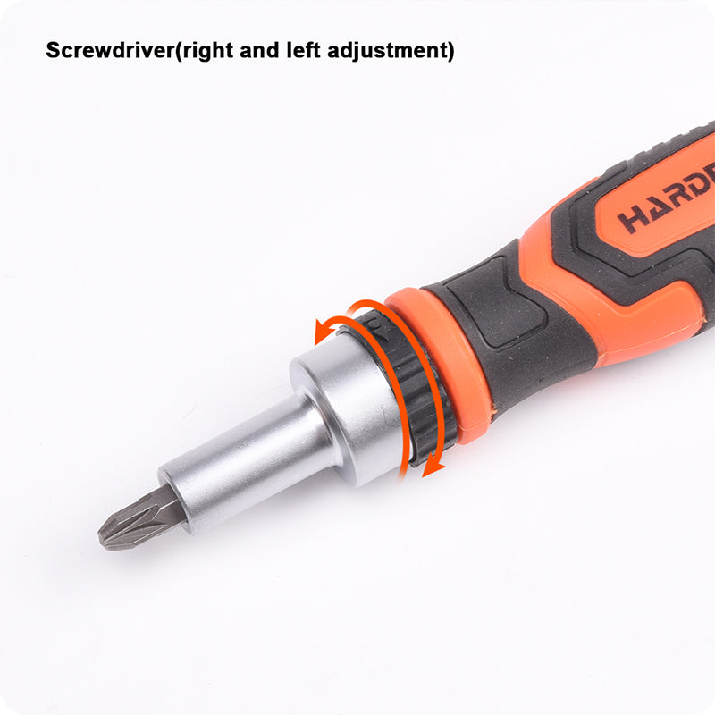 JUEGO DE RATCHET DESTORNILLADOR CON PUNTAS Y SOCKETS (DADOS) 39 PZS - HARDEN