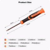 JUEGO DE DESTORNILLADORES DE PRECISION PHS, PALETA Y TORX 9PZS - HARDEN