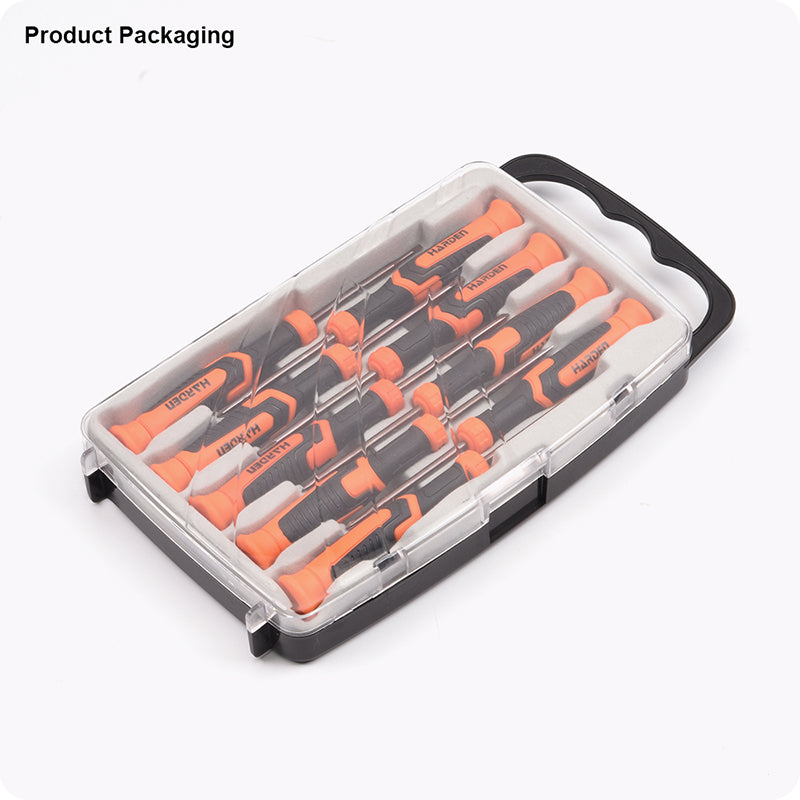 JUEGO DE DESTORNILLADORES DE PRECISION PHS, PALETA Y TORX 9PZS - HARDEN