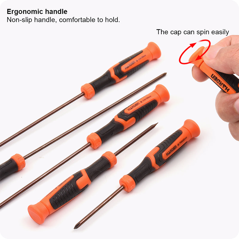 JUEGO DE DESTORNILLADORES DE PRECISION PHS Y PALETA 6PZS - HARDEN