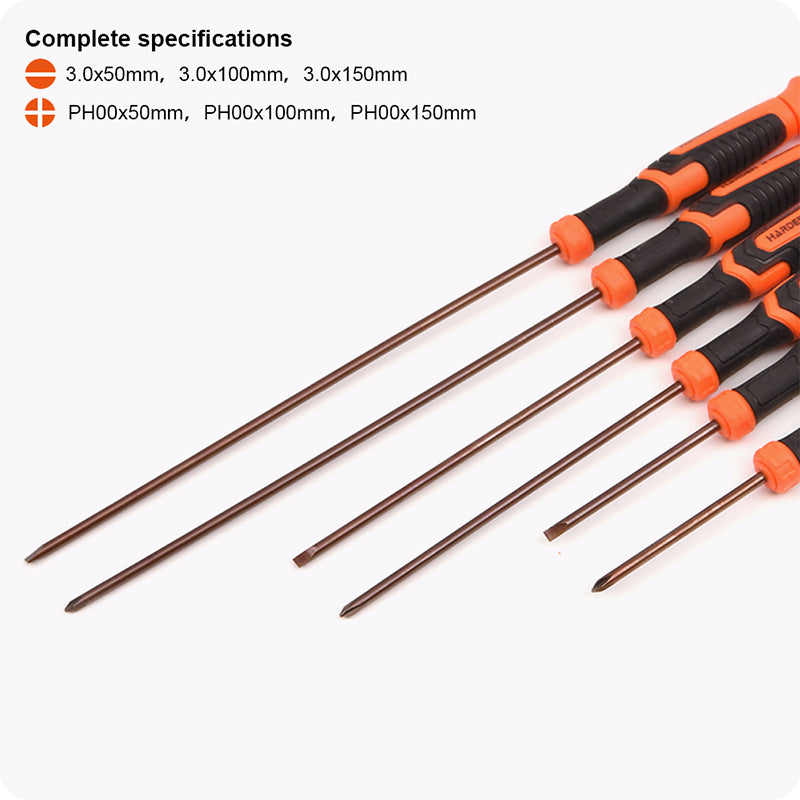JUEGO DE DESTORNILLADORES DE PRECISION PHS Y PALETA 6PZS - HARDEN