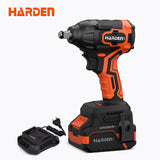 PISTOLA DE IMPACTO INALAMBRICO SIN ESCOBILLA 20V 1/2 500Nm CON BATERIA (4Ah) Y CARGADOR - HARDEN