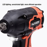 PISTOLA DE IMPACTO INALAMBRICO SIN ESCOBILLA 20V 1/2 500Nm CON BATERIA (4Ah) Y CARGADOR - HARDEN