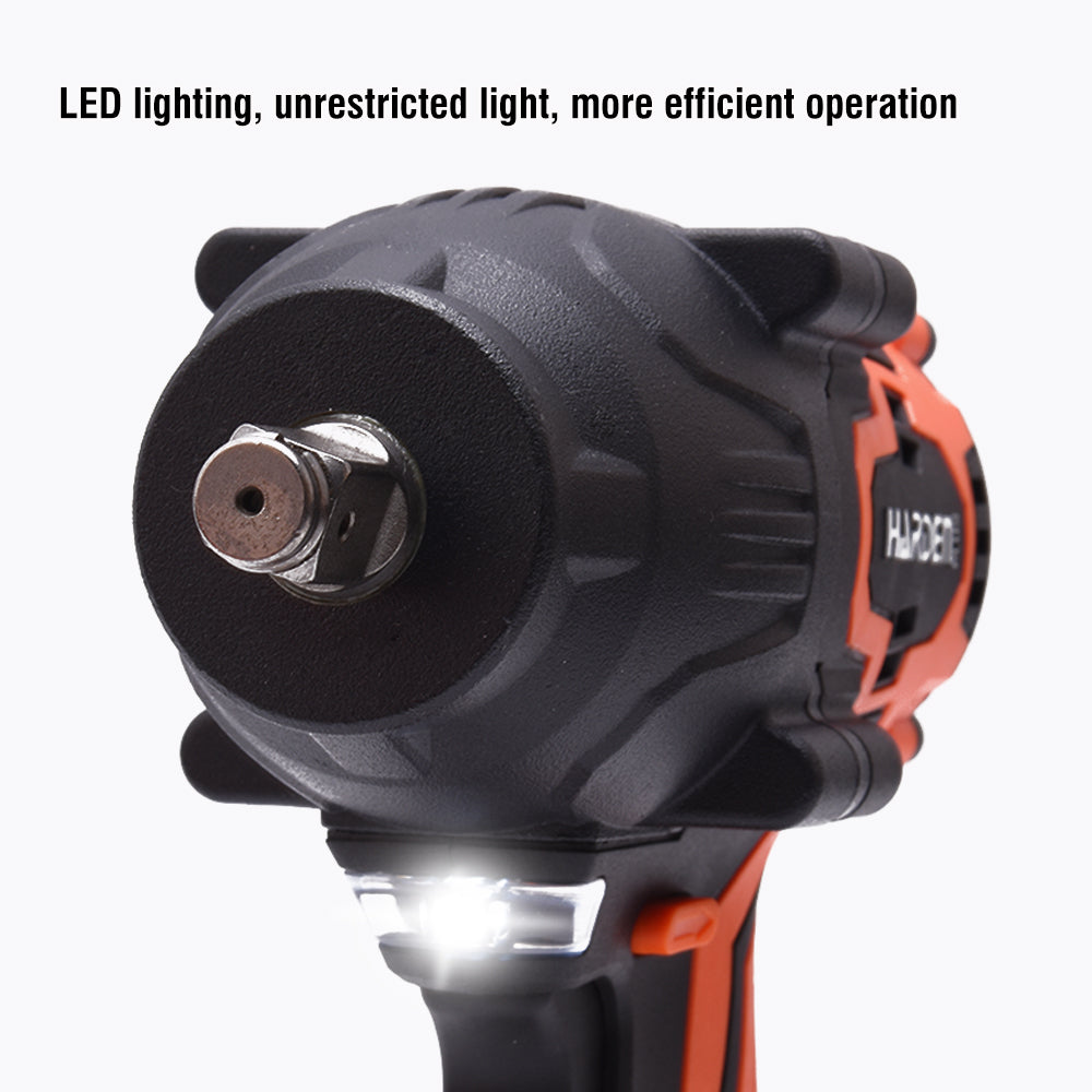 PISTOLA DE IMPACTO INALAMBRICO SIN ESCOBILLA 20V 1/2 850Nm CON BATERIA (4Ah) Y CARGADOR - HARDEN