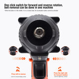 PISTOLA DE IMPACTO INALAMBRICO SIN ESCOBILLA 20V 1/2 850Nm CON BATERIA (4Ah) Y CARGADOR - HARDEN