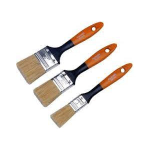 JUEGO DE BROCHAS MANGO PLÁSTICO  3PZS  1", 1-1/2" Y 2"  -  HARDEN