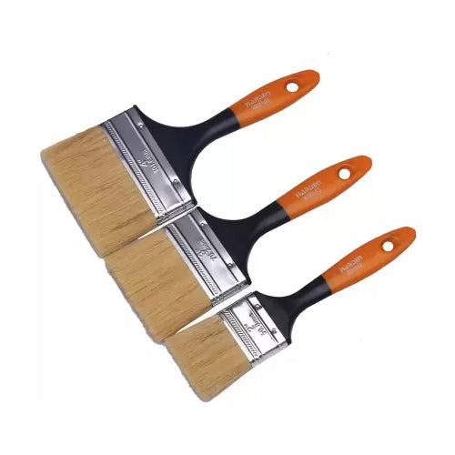 JUEGO DE BROCHAS MANGO PLÁSTICO  3PZS  2", 3 Y 4"  -  HARDEN