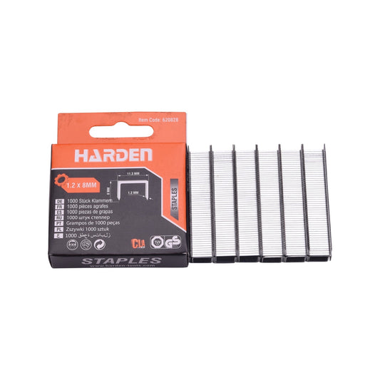 GRAPA 8mm X 1.2mm TIPO 140 CAJA DE 1.000  -  HARDEN