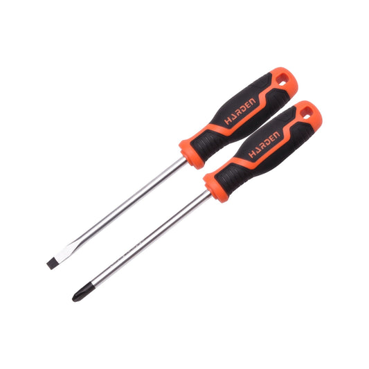 JUEGO DE DESTORNILLADORES  2PZS  6x100mm / PH2x100mm  -  HARDEN