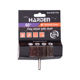 RUEDA FLAP (1.000 HOJAS) C/ VASTAGO (1/4)  -  HARDEN