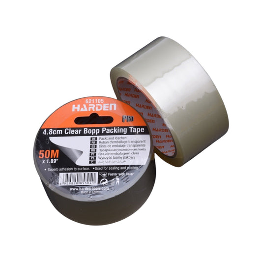 TAPE TRANSPARENTE PARA EMBALAR  -  HARDEN