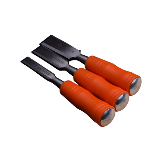 JUEGO DE CINCELES PARA MADERA  3PZS 13mm (1/2), 19mm (3/4), 25mm (1")  -  HARDEN