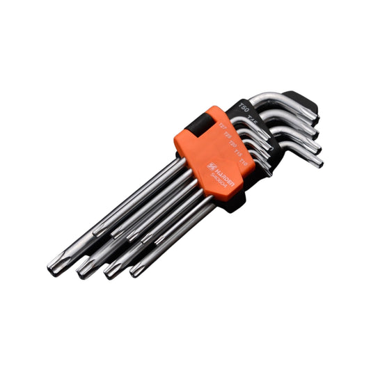 JUEGO DE LLAVES TORX LARGAS  9PZS  -  HARDEN