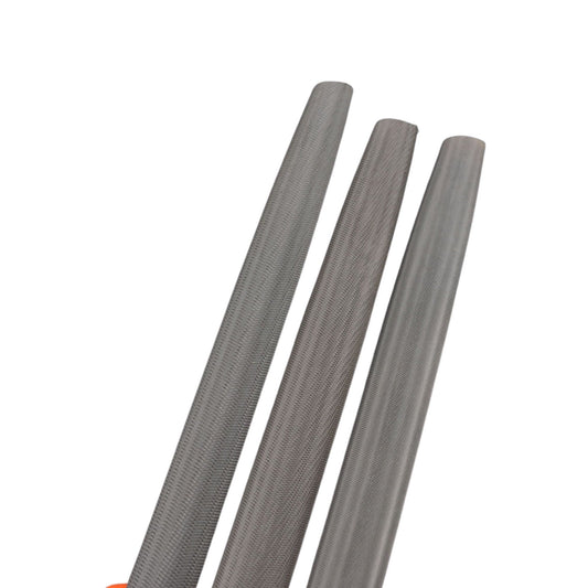 LIMA MEDIA CAÑA PARA ACERO  8"  -  HARDEN