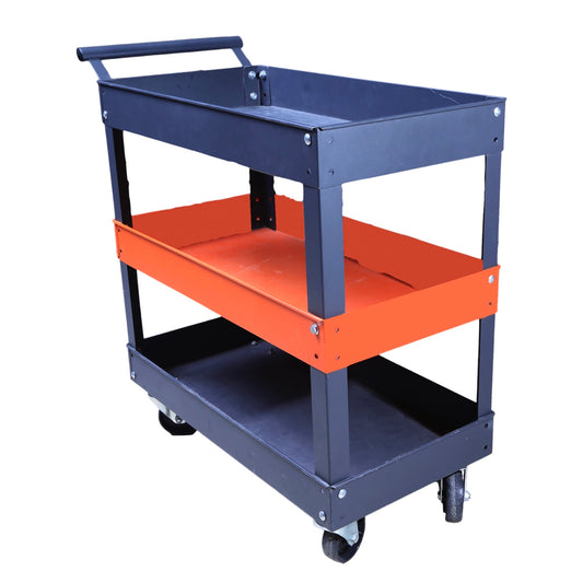 CARRO DE SERVICIO METALICO TRES (3) NIVELES  -  HARDEN