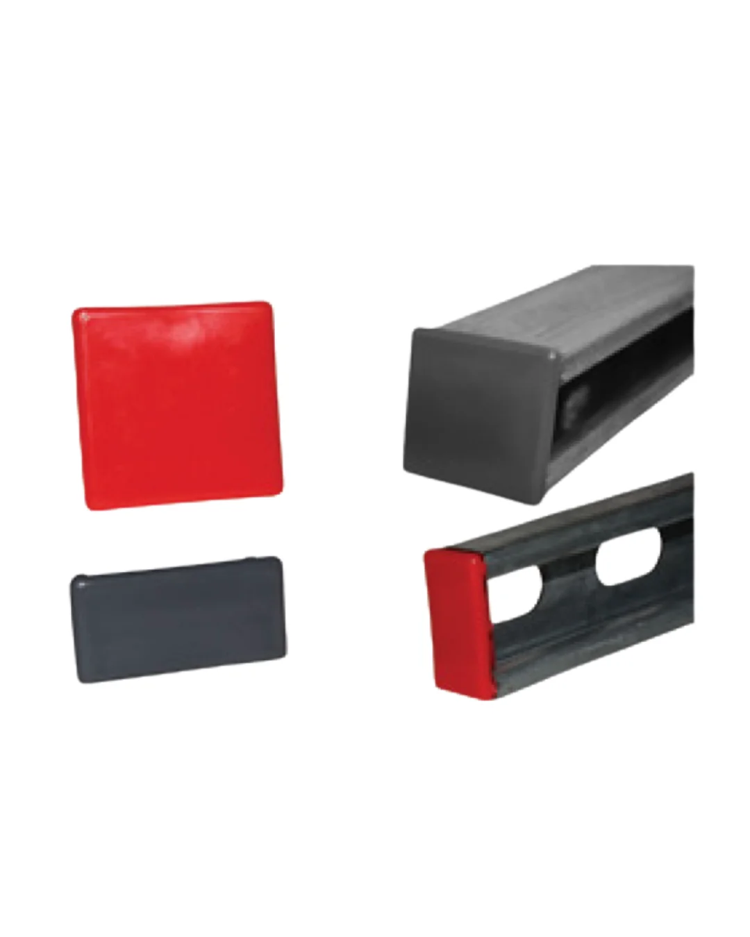 TAPA TERMINAL (CHANNEL END CAP) PARA RIEL STRUT — 1-5/8x1-5/8 · RUSPER