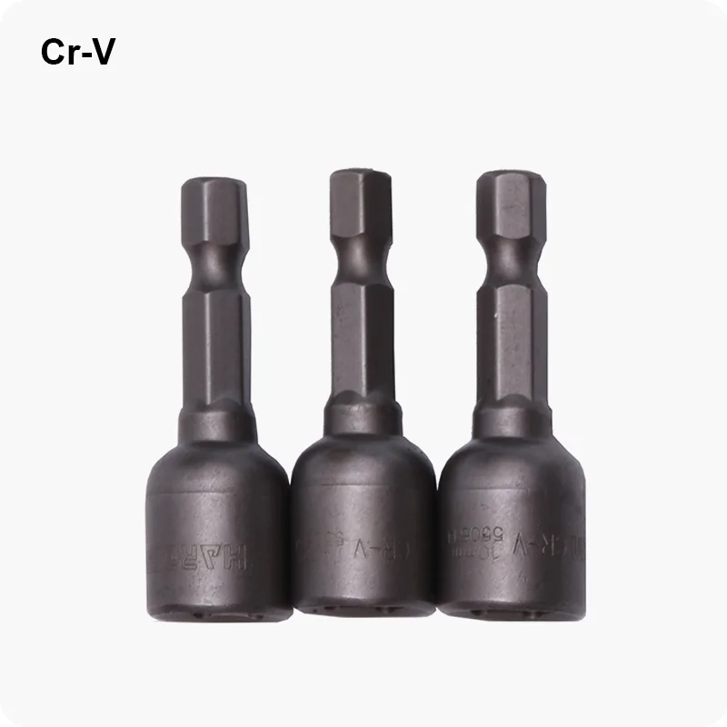 PORTA PUNTAS DE DESTORNILLADOR PARA TALADRO — SET DE 3 DADO MAGNETICO PARA TALADRO 10mm (3/8) - HARDEN