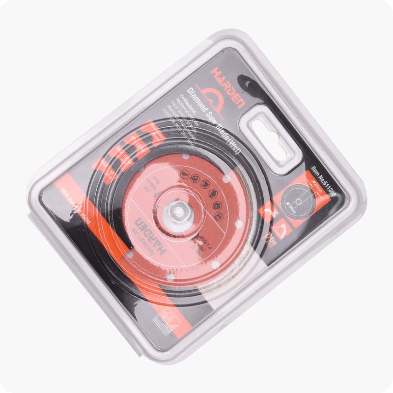 DISCO DE CORTE DIAMANTADO CONTINUO — DISCO DE CORTE DIAMANTADO CONTINUO 115mm (4-1/2) X 22.2mm (7/8") - HARDEN