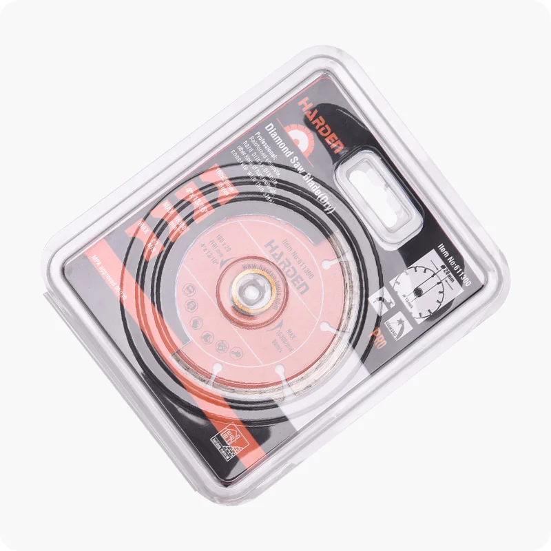 DISCO DE CORTE DIAMANTADO SEGMENTADO — DISCO DE CORTE DIAMANTADO SEGMENTADO 115mm (4-1/2) X 22.2mm (7/8) - HARDEN