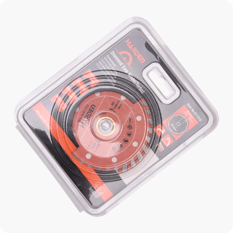 DISCO DE CORTE DIAMANTADO TURBO — DISCO DE CORTE DIAMANTADO TURBO 115mm (4-1/2") X 22.2mm (7/8") - HARDEN