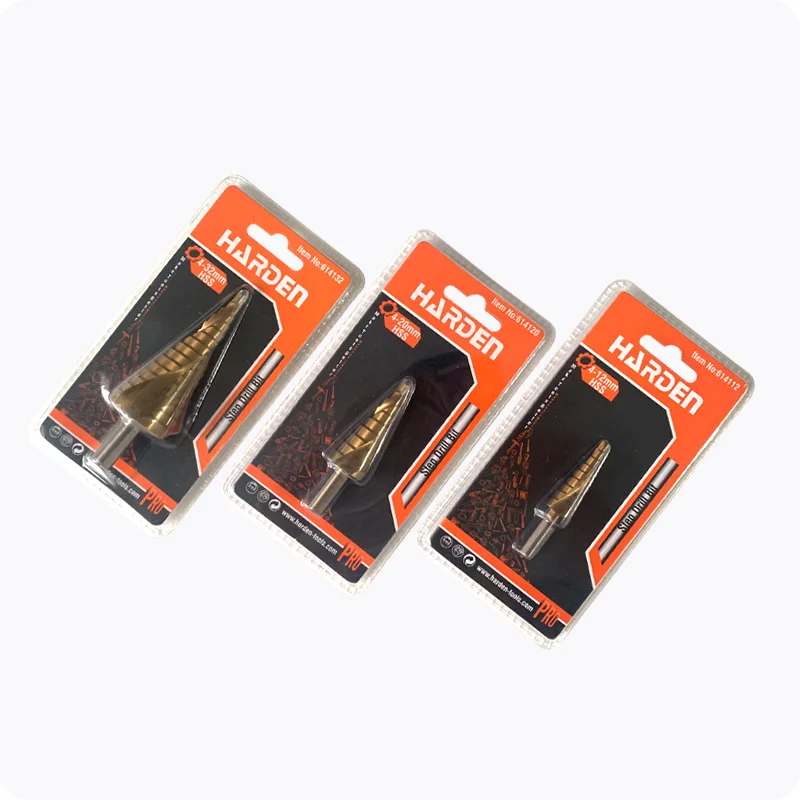 BROCA ESCALONADA HSS — BROCA ESCALONADA P/ METAL HSS M4 - M12 - HARDEN