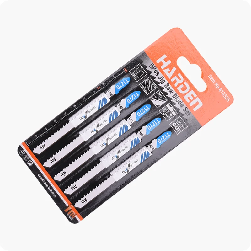 SIERRA PARA CALADORA PARA ALUMINIO — SIERRA PARA CALADORA P/ ALUMINIO CORTE CURVO 100 x 75 x 3.0mm (PACK DE 5) - HARDEN