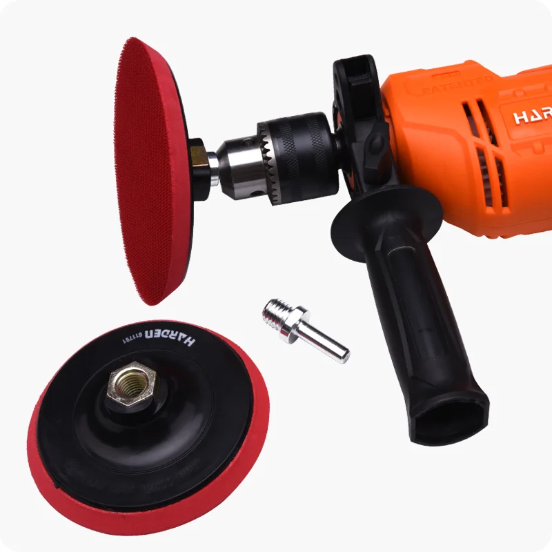 BASE PARA LIJA — DISCO SOPORTE CON VELCRO PARA LIJA CIRCULAR 100mm (4") - HARDEN