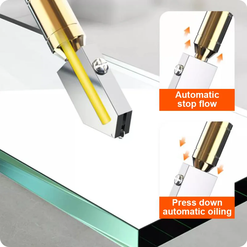 CORTADOR DE VIDRIO AUTOLUBRICANTE — CORTADOR DE VIDRIO 175mm CON ALIMENTADOR DE ACEITE AUTOMATICO - HARDEN