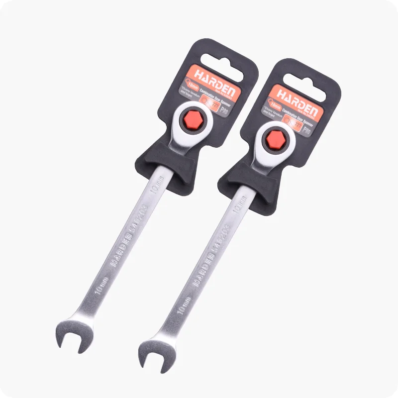 LLAVE COMBINADA CON RATCHET — LLAVE COMBINADA CON RATCHET 8mm - HARDEN