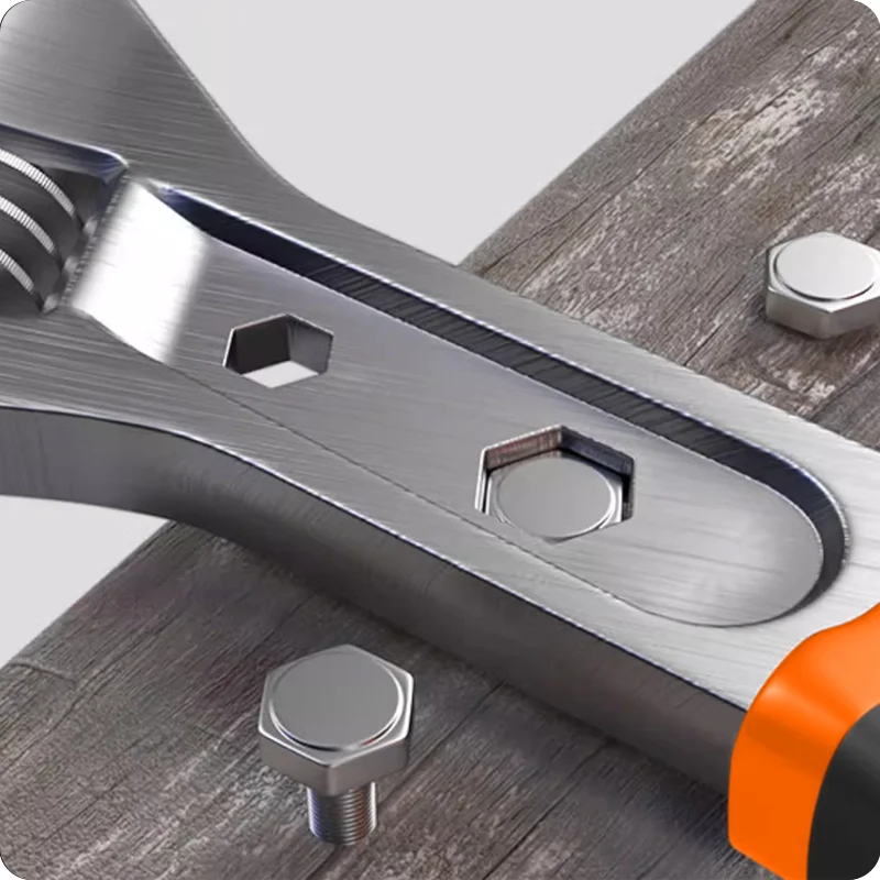 LLAVE AJUSTABLE CON GRIP — LLAVE AJUSTABLE CON GRIP 8" - HARDEN