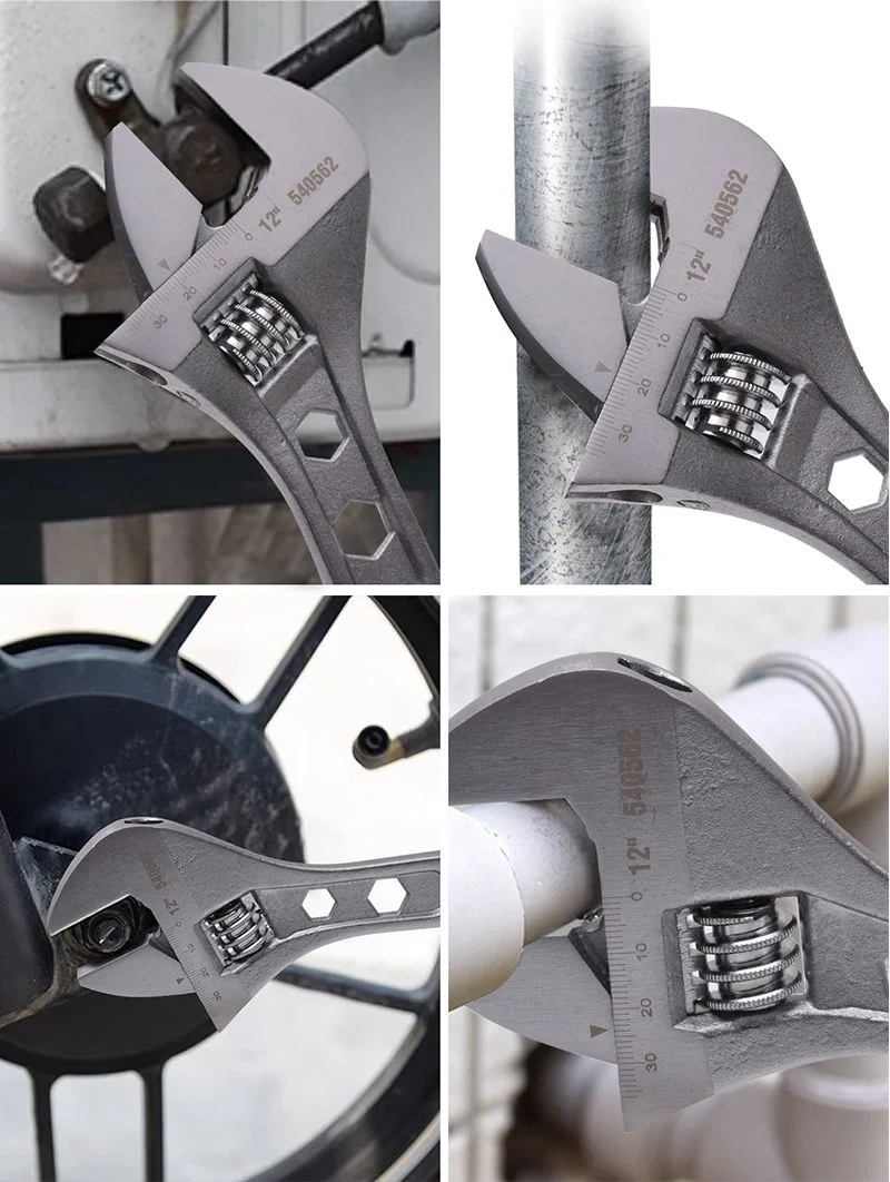 LLAVE AJUSTABLE CON GRIP — LLAVE AJUSTABLE CON GRIP 8" - HARDEN