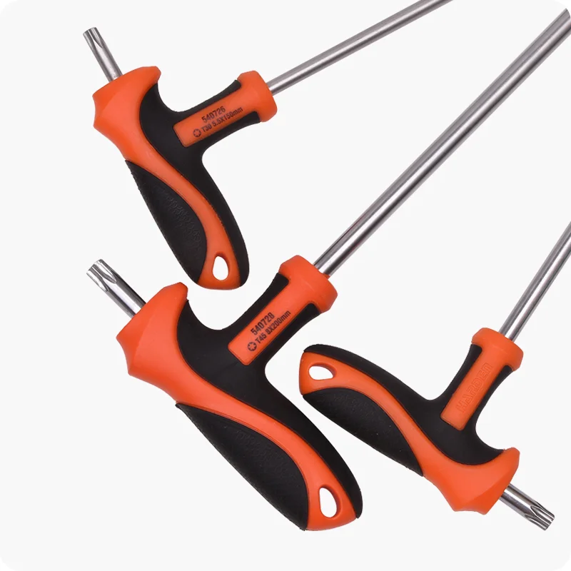 LLAVE TORX TIPO "T" — LLAVE TORX CON MANGO TIPO "T" T10 (3.0) x 75mm - HARDEN
