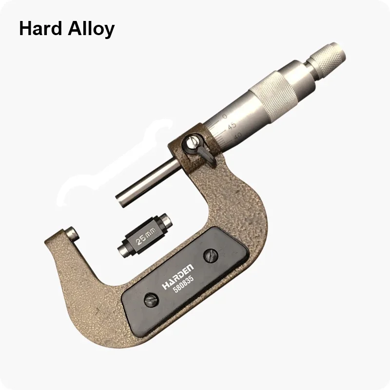 MICROMETRO ESTÁNDAR — MICROCALIBRADOR 0 - 25mm - HARDEN