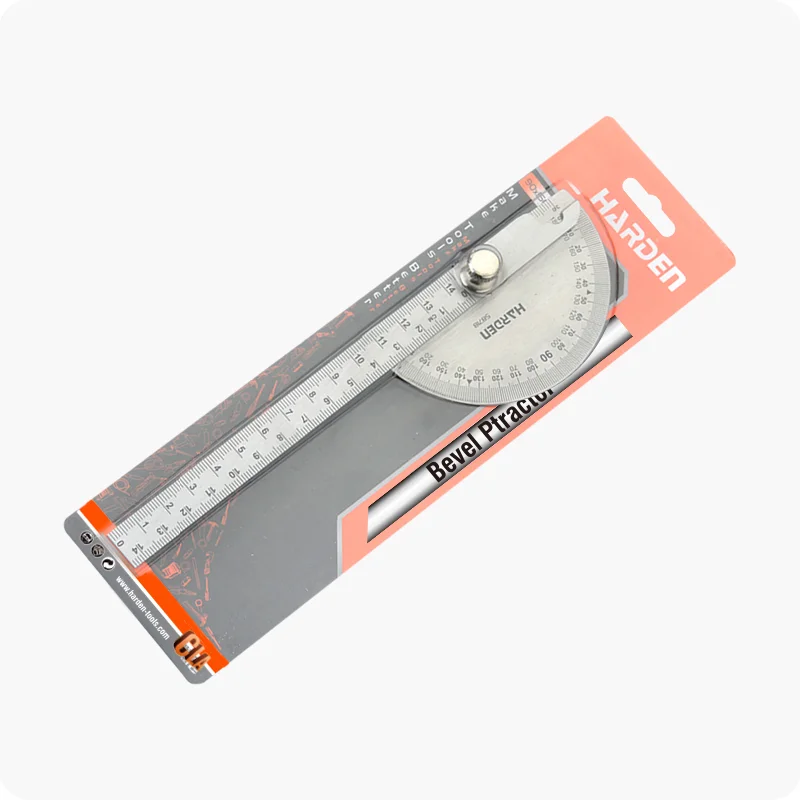 TRANSPORTADOR ESTÁNDAR — TRANSPORTADOR DE BISEL DE ACERO INOXIDABLE 90x150mm - HARDEN