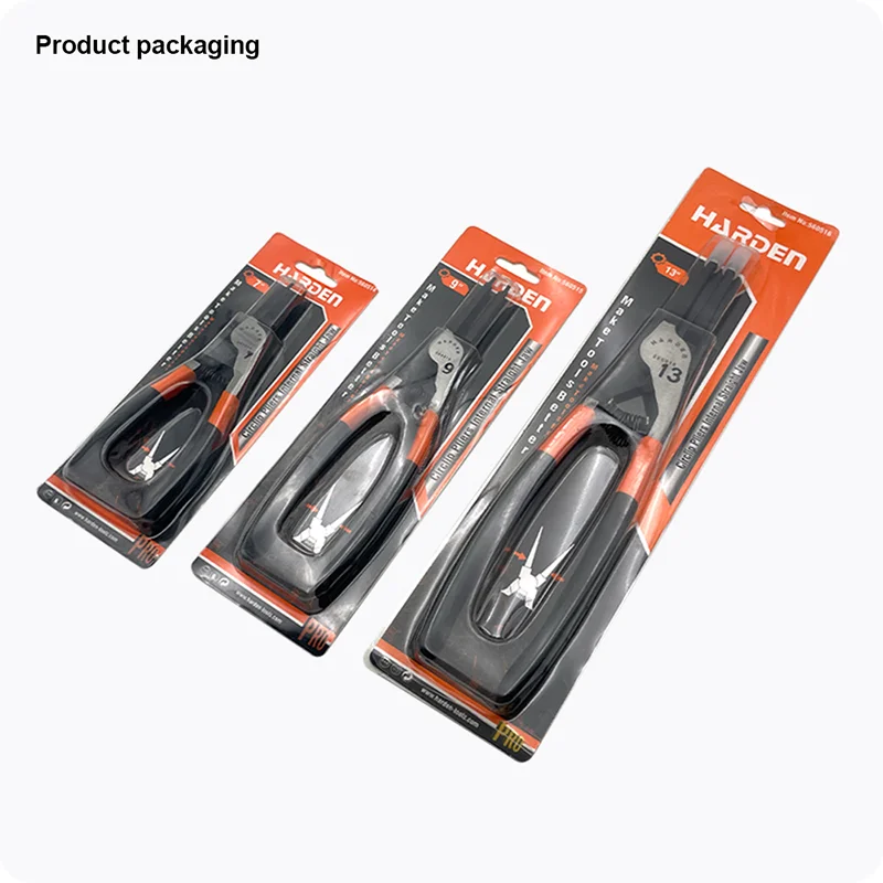 PINZA PARA ABRAZADERA INTERNA — PINZA RECTA PARA ANILLOS DE RETENCION INTERNO 7" - HARDEN