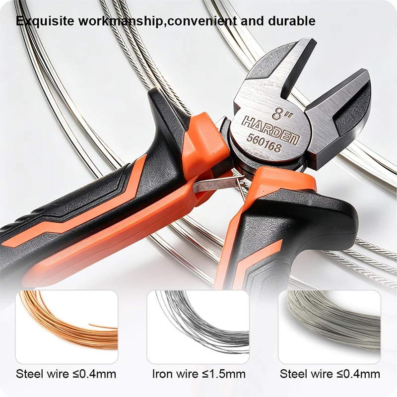 ALICATE DE CORTE DIAGONAL — ALICATE DE CORTE DIAGONAL 6" - HARDEN