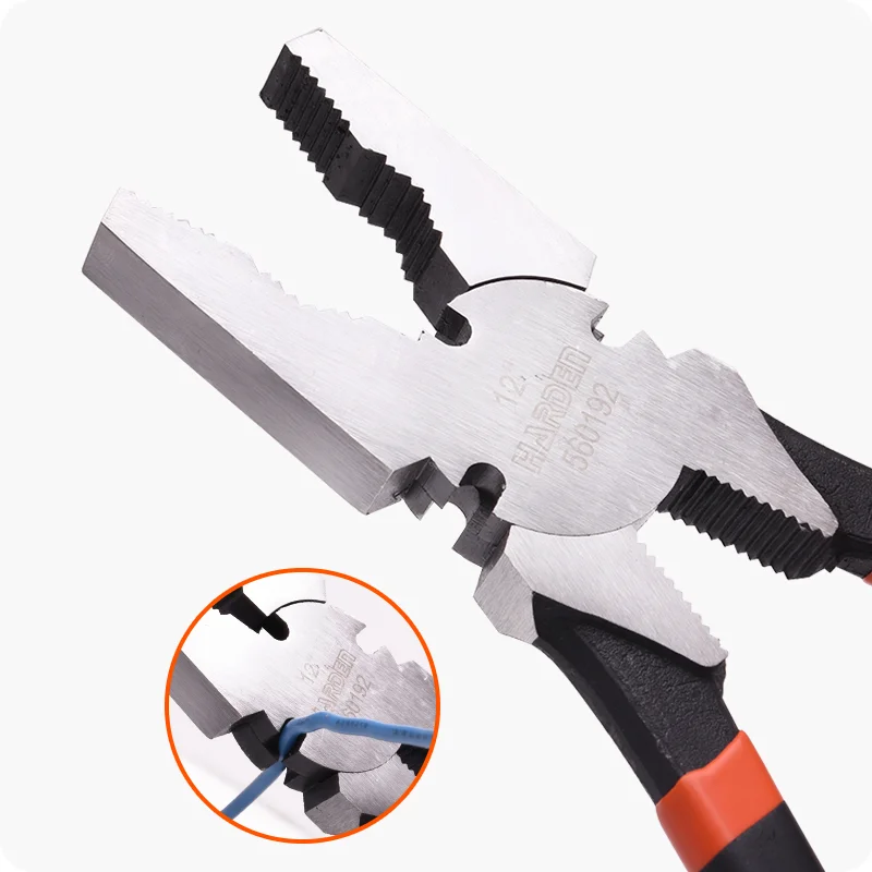 ALICATE PARA CERCA — ALICATE DE COMBINACION P/ TRABAJO PESADO 250mm (10") - HARDEN
