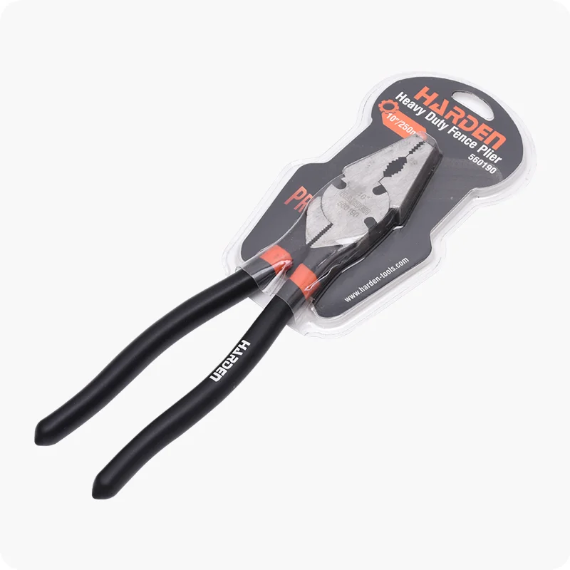 ALICATE PARA CERCA — ALICATE DE COMBINACION P/ TRABAJO PESADO 250mm (10") - HARDEN