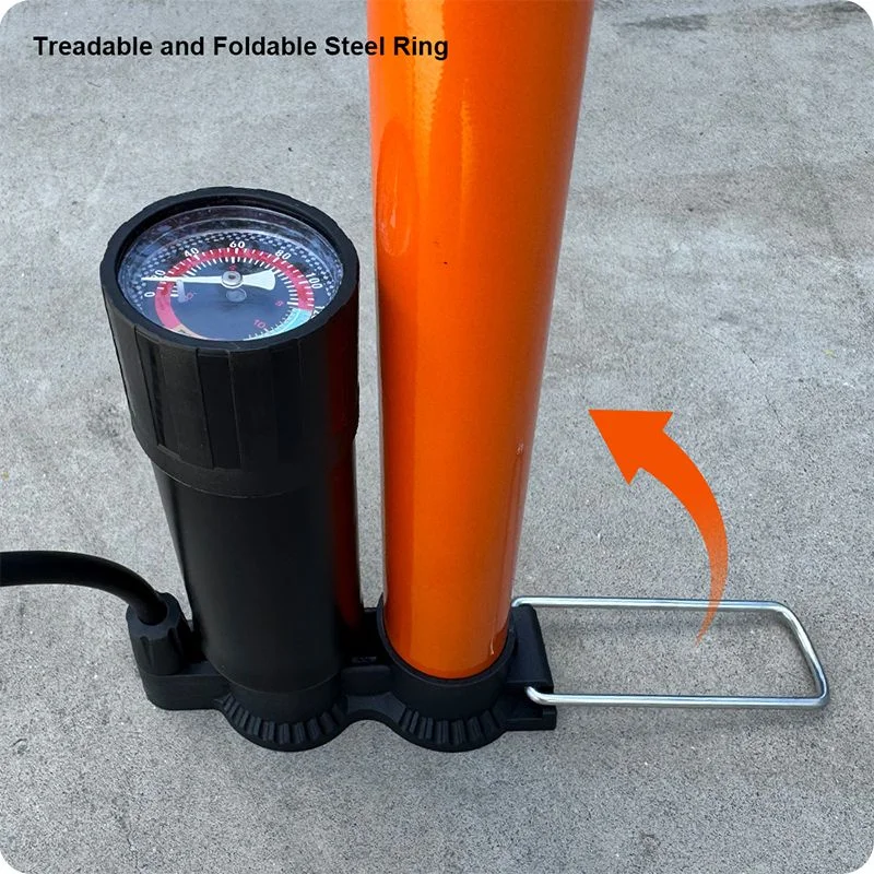BOMBA DE AIRE PARA INFLAR Ø38x600mm DE ALTA PRESION DE — BOMBA DE AIRE PARA INFLAR Ø38x600mm DE ALTA PRESION DE 160 PSI