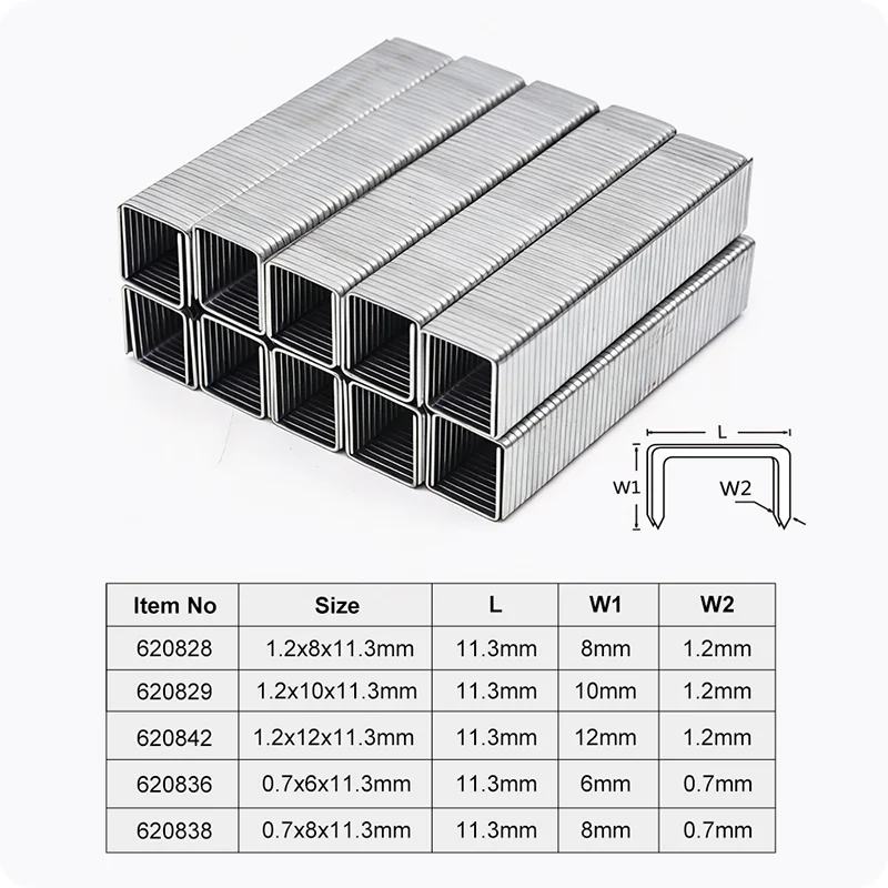 GRAPAS ESTÁNDAR — GRAPA 8mm X 1.2mm TIPO 140 CAJA DE 1.000 - HARDEN