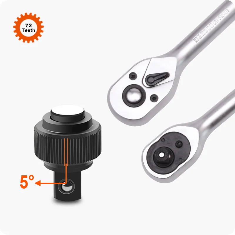 RATCHET DE 3/8 — RATCHET LIBERACION RAPIDA MANGO ERGONOMICO 3/8 72T - HARDEN