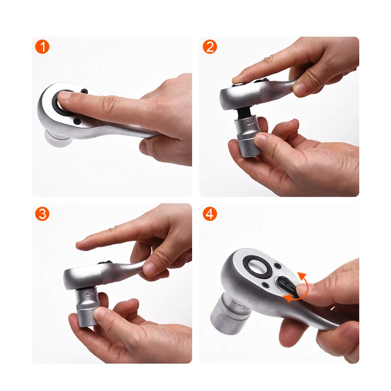 RATCHET DE 1/2 — RATCHET LIBERACION RAPIDA MANGO ERGONOMICO 1/2 72T - HARDEN