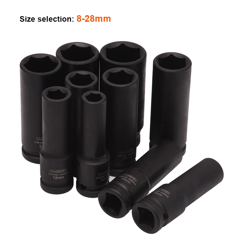 DADO DE IMPACTO 1/2 LARGO 6PT — DADO DE IMPACTO 1/2 LARGO 6PT 8mm - HARDEN
